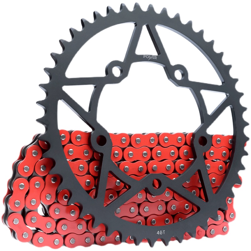 适配阿普利亚GPR250改装牙盘静音彩色油封链条链盘加大后牙盘小飞