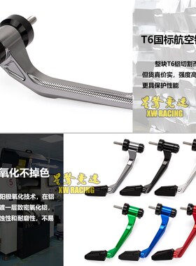 适用铃木GSX250R改装刹车牛角护手SV650 GW250/DL250竞技防摔护弓