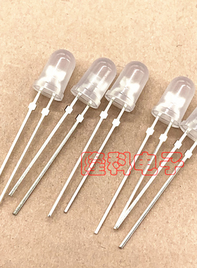 NSPW515DS进口磨砂发白光LED 5MM进口F5日亚2.3cd发光二极管65deg