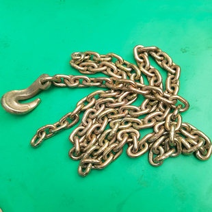 起重链条抓钩卡勾吊钩飞机链弯钩吊链锰钢索具叉车吊链勾捆绑链条