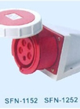 SFE上丰防水工业插座SFN-1252 32A 五极明装插座 五芯插座 IP67