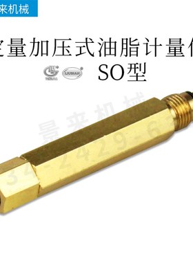 SO-03SO-05SO-10SO-20SO-30SO-50型定量加压式计量件稀油油脂油排