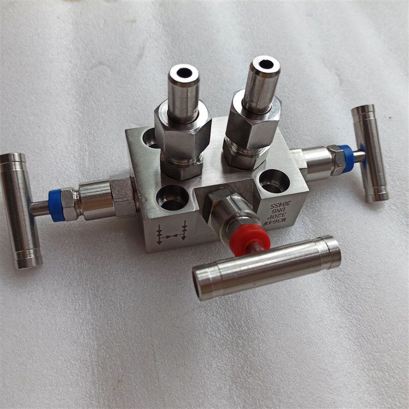 M364W-320P不锈钢三阀组 SS304一体式针型阀NPT1/2 M20*1.5