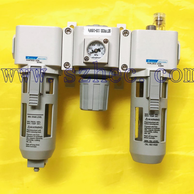 台湾金器MINDMAN三点组合调压过滤器 MACT302-8 10 15A 原装正品