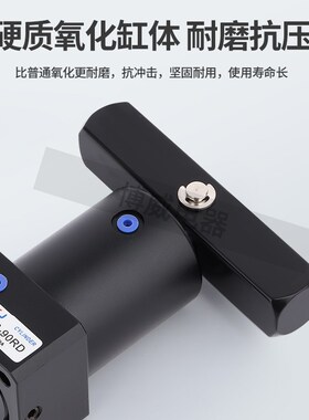 ACK转角SRC90度压紧气缸旋转缸 亚德客型黑缸白缸25.32.40.50.63