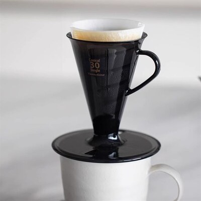 日本Tarachine咖啡手冲滤杯V30滤杯 AS树脂滴滤器甜筒杯滤斗滤杯
