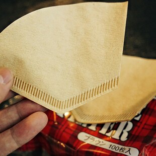 日本kalita卡莉塔咖啡滤纸 扇形滴漏式102手冲家用滴滤咖啡过滤纸