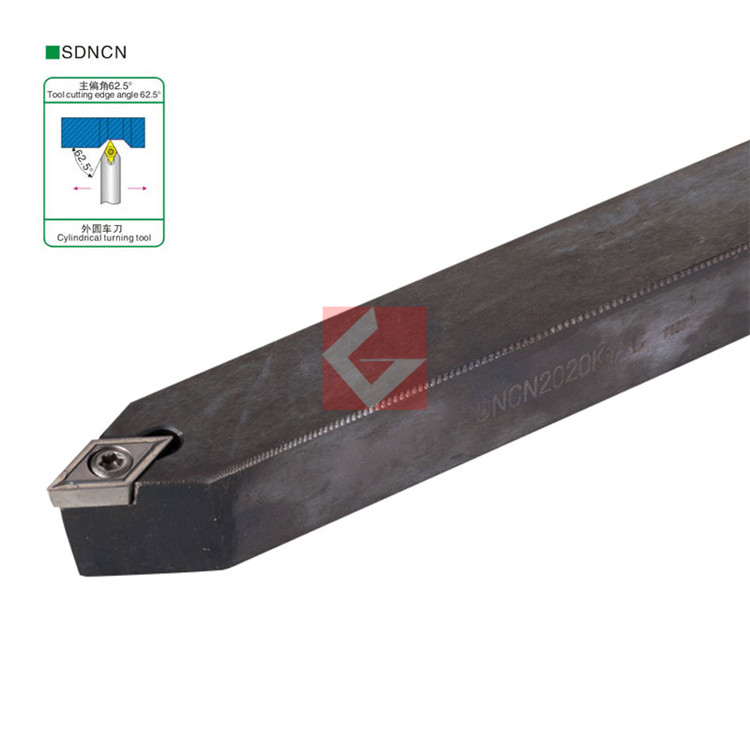62.5度数控外圆车刀杆螺钉式尖刀 SDNCN 1010H07 1212H11 1414H11