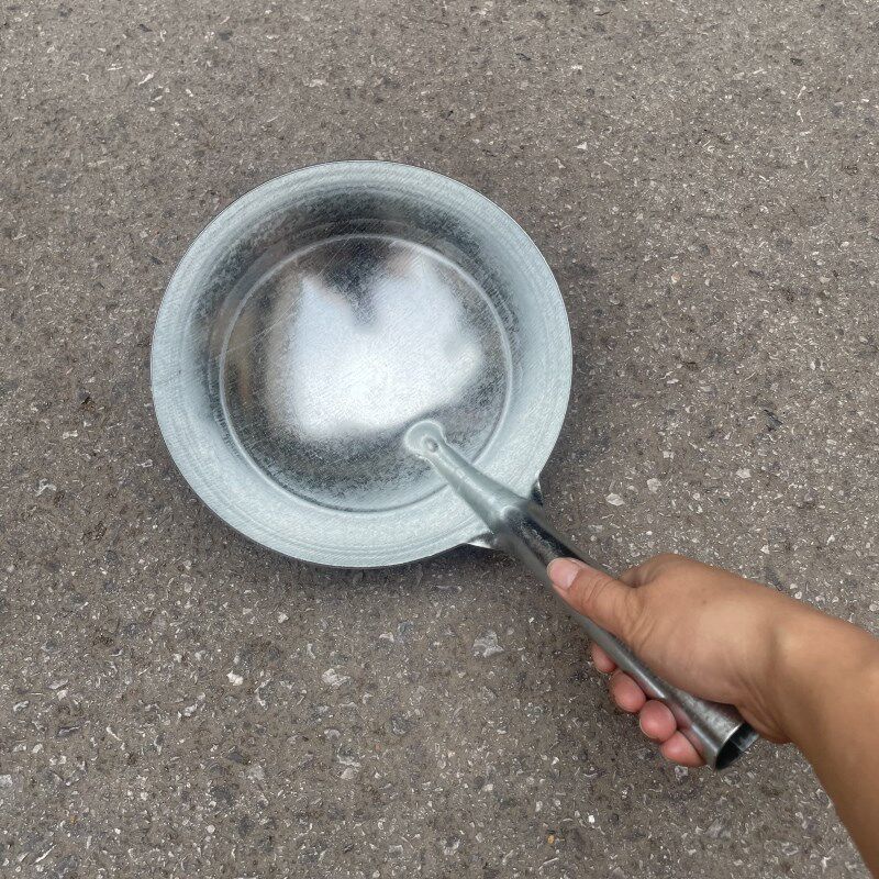 加厚大铁瓢挖粮食特大号勺子工业用舀水井家用圆底铁制厨房工地勺