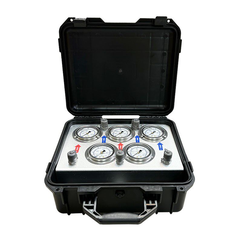 液压油测压表测压力检测仪高精度挖掘机液压测压盒先导泵组合仪表