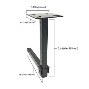 台虎钳车用挂接装 Mount Vise Plate 置支架皮卡平口钳固定台Hitch
