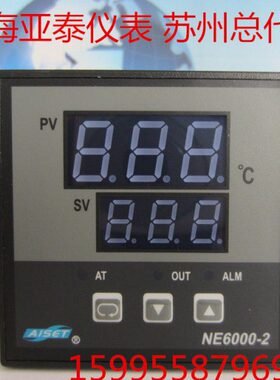 AISET上海亚泰NE-6000-2温控仪表 NE-6412V-2(N) PT100