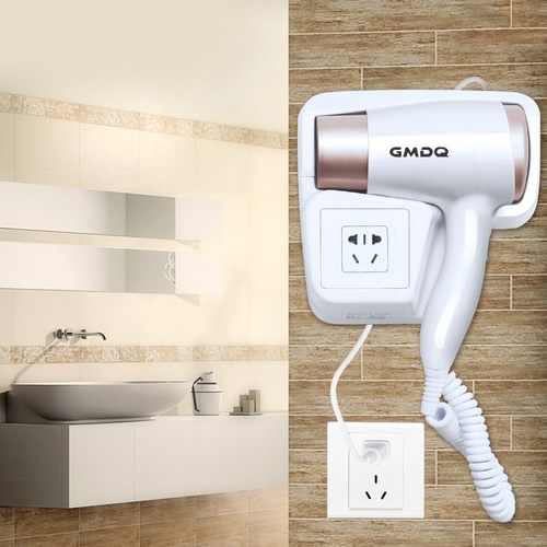 酒店吹风机壁挂式宾馆专用浴室卫生E间挂墙壁挂式家用电吹风免打