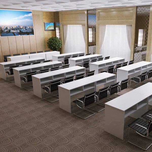 办公家具职员培训会议桌长桌校园学生课桌双人条形桌洽谈桌椅组合