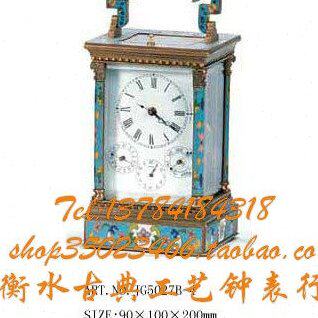 钟表四盘六针能皮套艺术仿古机械座钟欧式西洋卧室创意装饰摆件