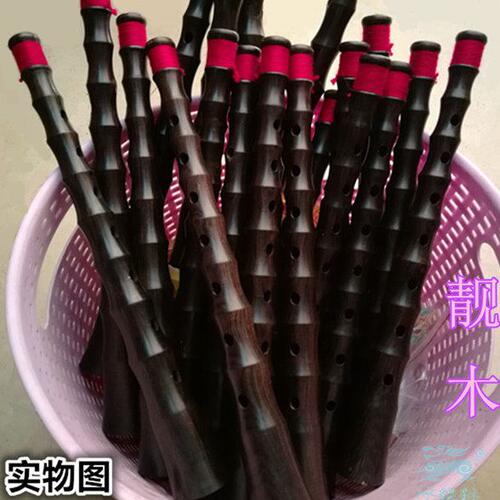 民间唢呐乐器 黑檀唢呐杆子D乐器配件各种哨片底价C锁呐降B调乌木