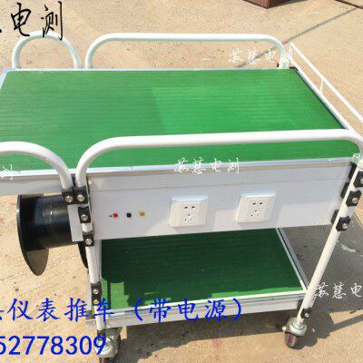 防静电工具推车 带电源电缆盘 双层/三层仪器推车 仪器仪表运输车