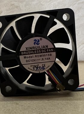 全新原装 RDM5015B  5015 12V 0.14A 4线温控双滚珠散热风扇