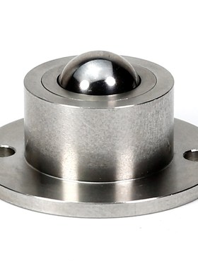 钢珠滚轮牛眼滚珠万向球法兰型不锈钢滑动轮运输传送零件BCHF