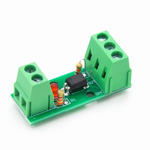 1路光耦隔离模块/EL817/PC817/光电隔离器/光耦合器/可卡导轨支架