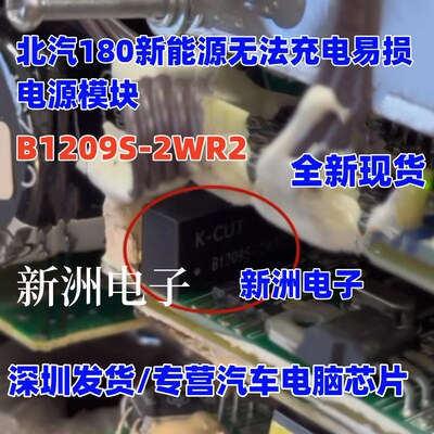 B1209S-2WR2 适用北汽180新能源无法充电易损电源模块 4脚 全新