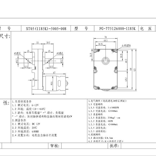 GF-775直流齿轮减速电机/马达/大扭矩 放风机 双出轴 舵机电机