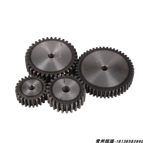 3模数36齿/38/40/42/45/58/50/53/55/60齿工业直齿轮45号钢齿条