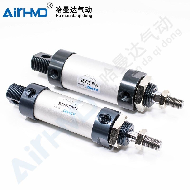 气动铝合金迷你气缸MAL16X25/50/75/100/125/150/175/200*300-SCA