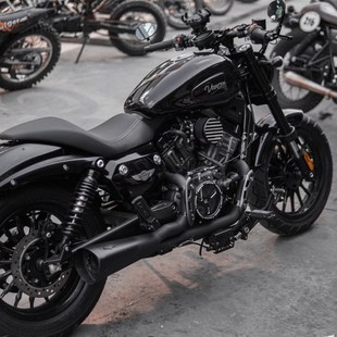 奔达金吉拉闪300改装M把复古摩托车车改变径低把高金500幼狮平把