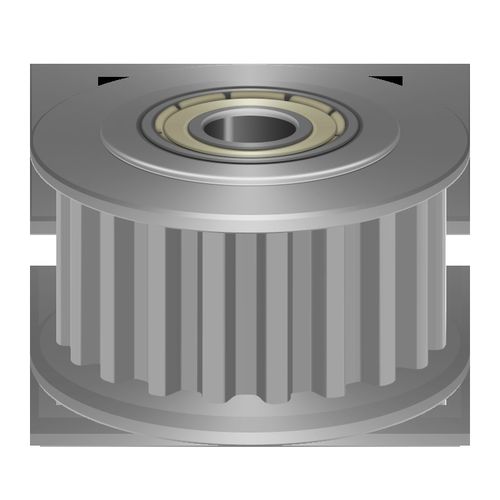 S8M25齿 同步带轮 两边轴承 涨紧轮 调节导向轮惰轮HTFW25S8M250