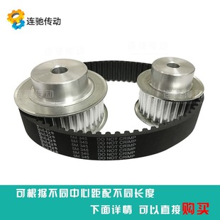 铝合金5M55带轮 同步轮 带宽20mm同步皮带轮 同步带轮 5m55齿