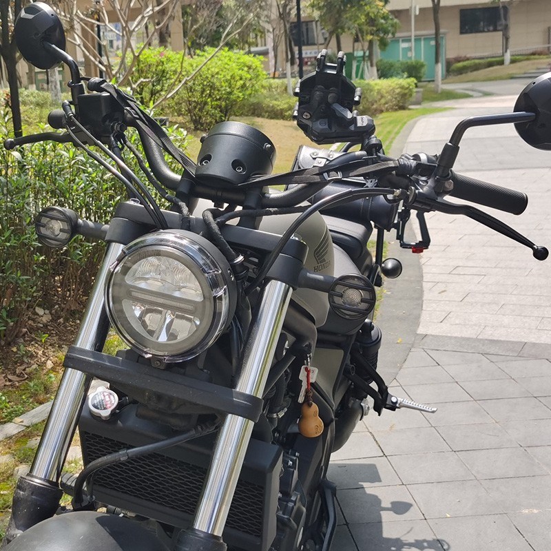 适用于CM300/500方向把变径前移加高大雁车把龙头手把改装rebel