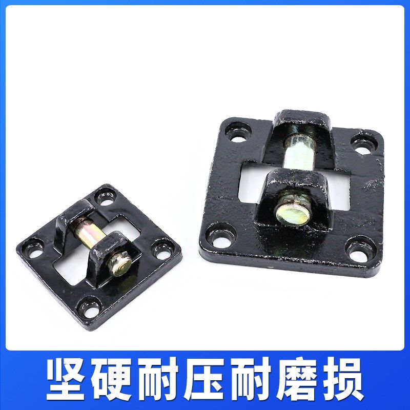 SC气缸底座CB50双耳配件CA单耳附件方形FA63法兰板固定支架安装板