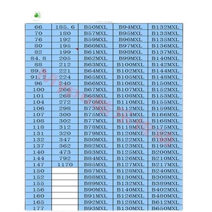 B94MXL 传动带 B97MXL B102MXL 皮带 B98MXL 橡胶同步带