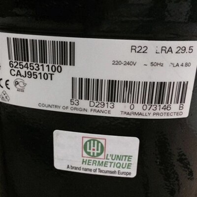 原装冷库泰康制冷压缩机CAJ4517Z/ CAJ4519T/ CAJ9480T/ CAJ9480Z