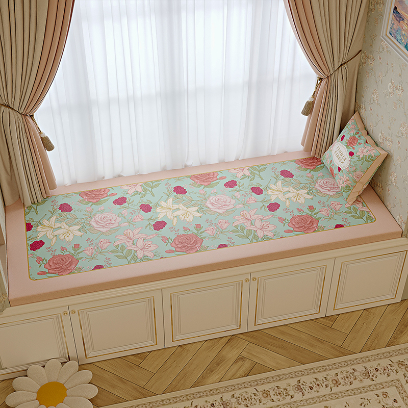 防水海绵飘窗垫卧室阳台垫子四季通用免K洗皮革窗台垫榻榻米坐垫