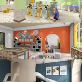 幼儿园环创即时贴壁纸儿童房环保墙纸自粘无甲醛卧室温馨防水防潮