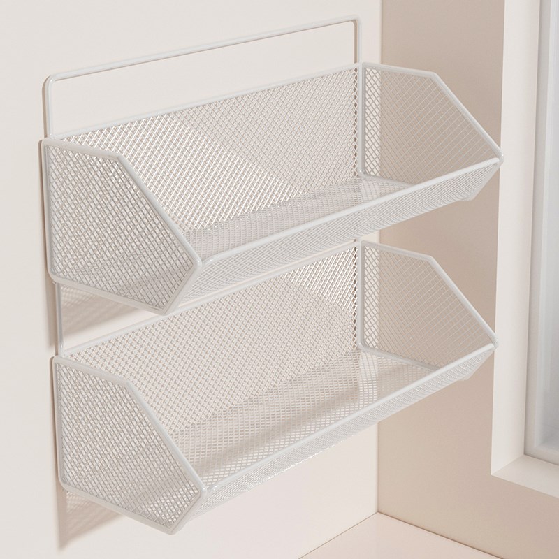 卫生间浴室置物架免打孔洗手间浴室厕所洗M漱台洗澡间壁挂式收纳