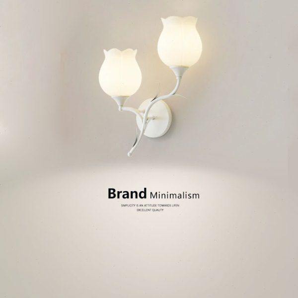 壁灯卧室床头灯奶油风简约现复古法式客厅楼梯间花朵墙壁灯具,家装灯饰光源,壁灯,淘宝优惠券,粉丝福利购,淘宝优惠卷