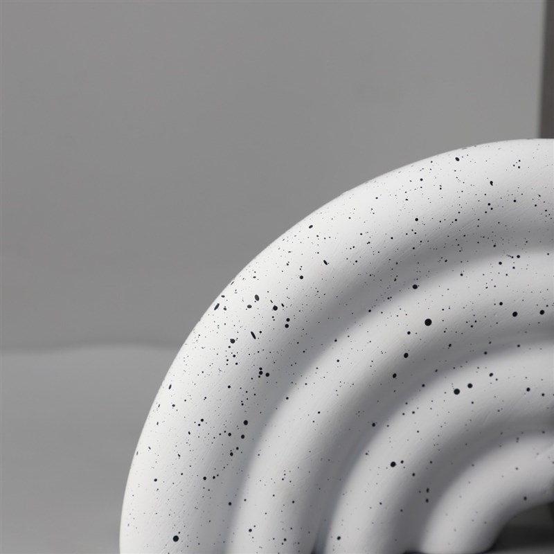 简约现代扇形树脂层叠书s挡几何摆件样板间售楼部客厅软装家居饰