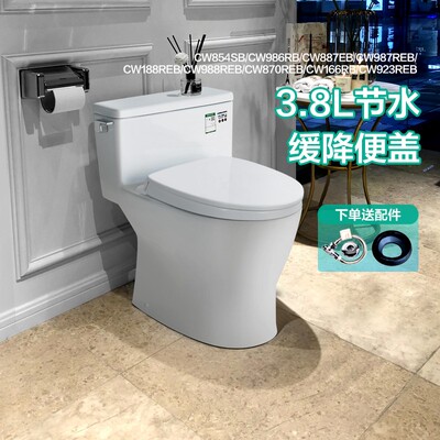 TOTO连体马桶CW923REB门店款