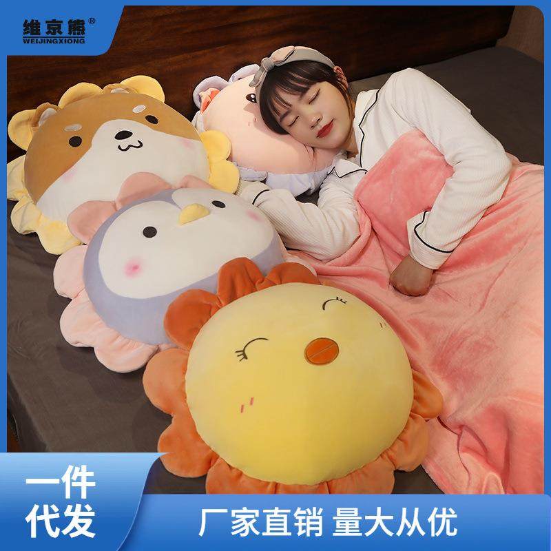 新款抱枕被子两用毯子办公室午睡车载车用车上客厅沙发靠垫二凌之,居家布艺,抱枕被,淘宝优惠券,粉丝福利购,淘宝优惠卷