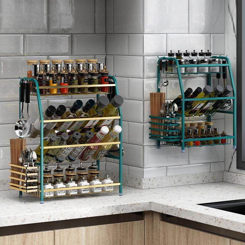 不锈钢厨房用品调料架可拆装三层简约置物架双层多功能收收纳橱柜,厨房/烹饪用具,抹布架/厨房清洁收纳架,淘宝优惠券,粉丝福利购,淘宝优惠卷