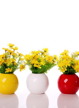 现代简约家居客h厅电视柜酒柜装饰品迷你小摆件创意办公室桌面花