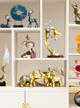 现代简约创意酒柜装饰品摆件家居B客厅电视柜玄关办公室北欧轻奢