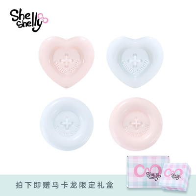Shelly Shell纽扣发夹 小众时尚醋酸边夹 迷你刘海夹
