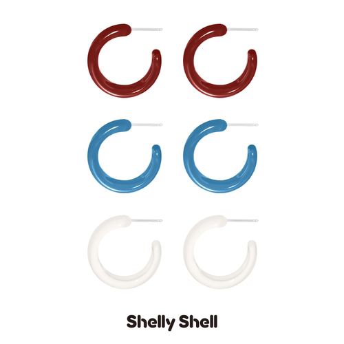 Shelly Shell热恋耳钉 时尚小众简约
