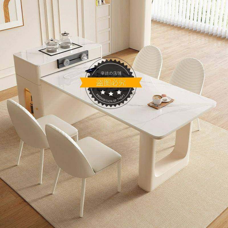 轻型岛家用可奢伸户缩岩板台餐桌泡茶烧水一体两用茶DCP桌小型奶,商业/办公家具,餐桌椅系列,淘宝优惠券,粉丝福利购,淘宝优惠卷