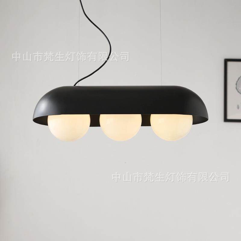 意式现代简灯约餐吊灯798创意吧台北欧厅长条餐岛桌台黑色豆荚具,家装灯饰光源,智能吊灯,淘宝优惠券,粉丝福利购,淘宝优惠卷