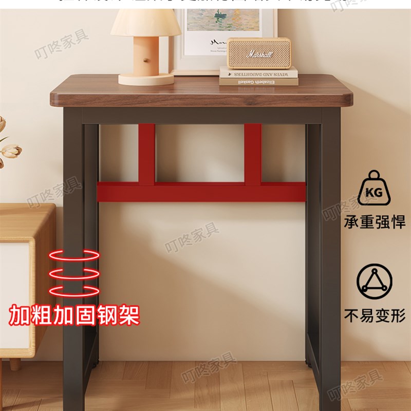 小桌子工作台g简易出租屋方桌电脑桌长方形打印机置物架鱼缸架书